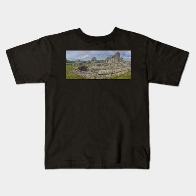 Tulum Panaorama Kids T-Shirt by Imagery